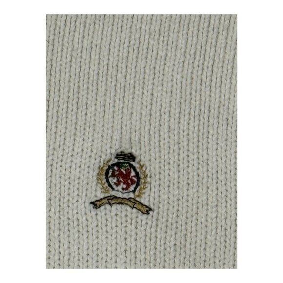 Tommy Hilfiger Sweater Mens XL Crewneck Crest Embroidered Pullover - Picture 2 of 9